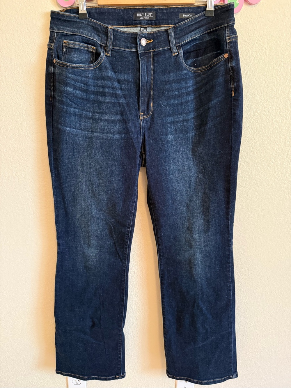 Judy Blue Dark Wash Straight Leg Women’s Jeans Size 16W